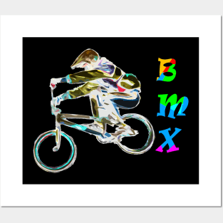 bmx racing Posters and Art